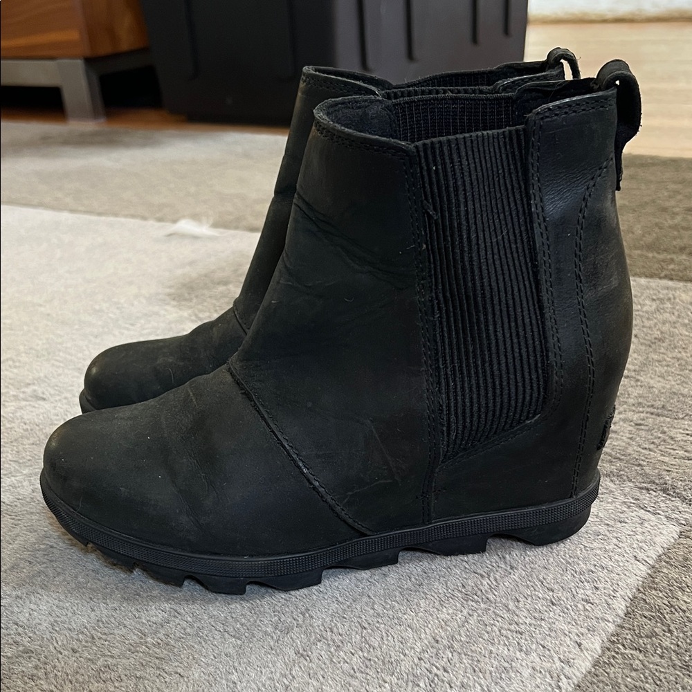 Sorel Black Ankle Booties